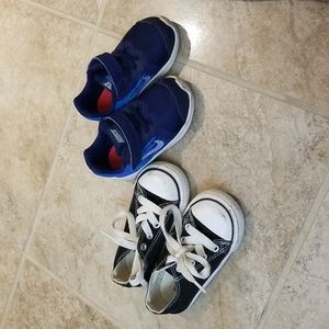 Converse and Nike toddler boy shoes, size 6